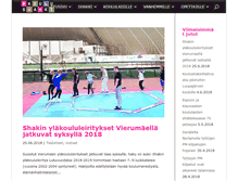 Tablet Screenshot of koulushakki.fi